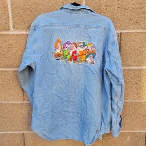 Disney Denim Shirt with Seven Dwarfs